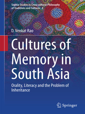 cover image of Cultures of Memory in South Asia